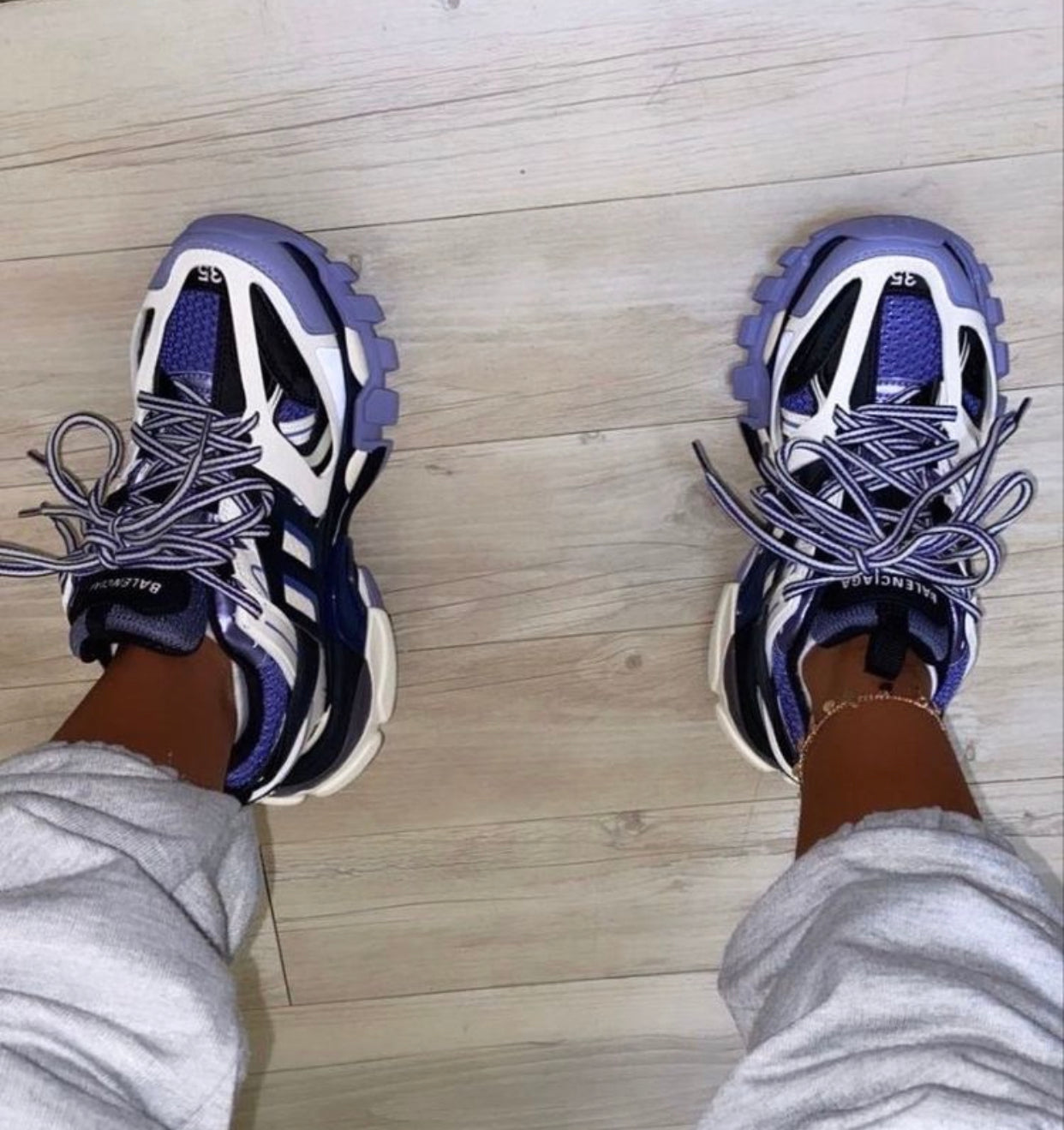 Balenciaga track on feet best sale