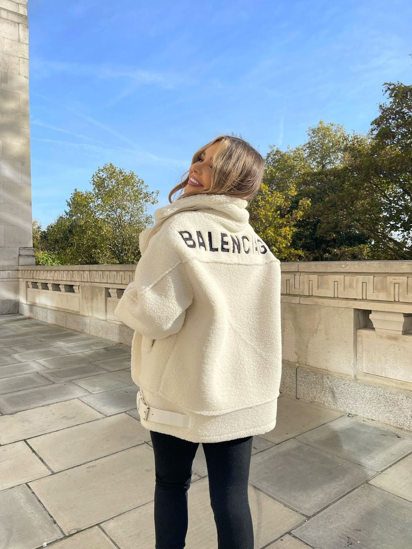 Balenciaga sherpa jacket online