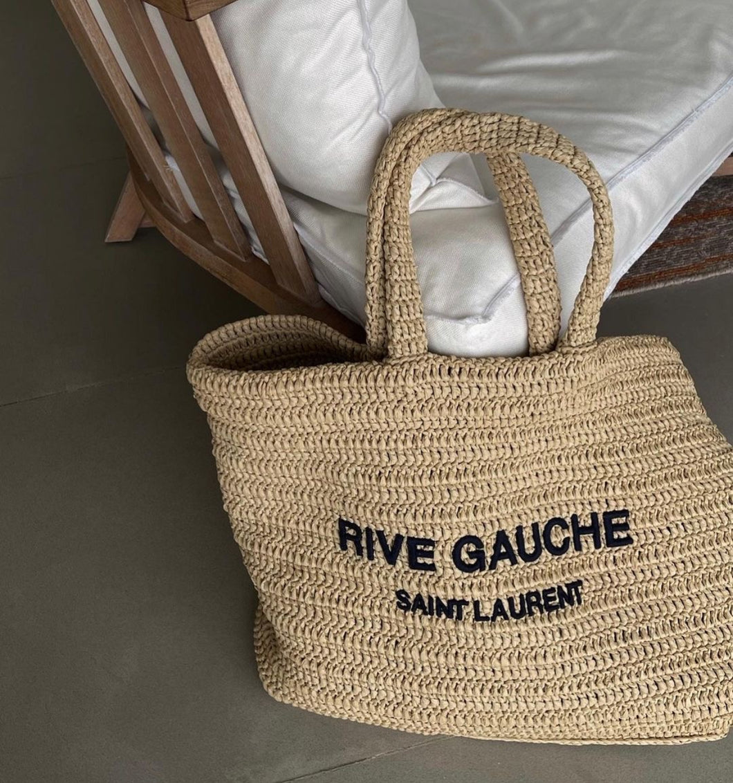 Yves Saint Laurent Rive Gauche Beach Bag