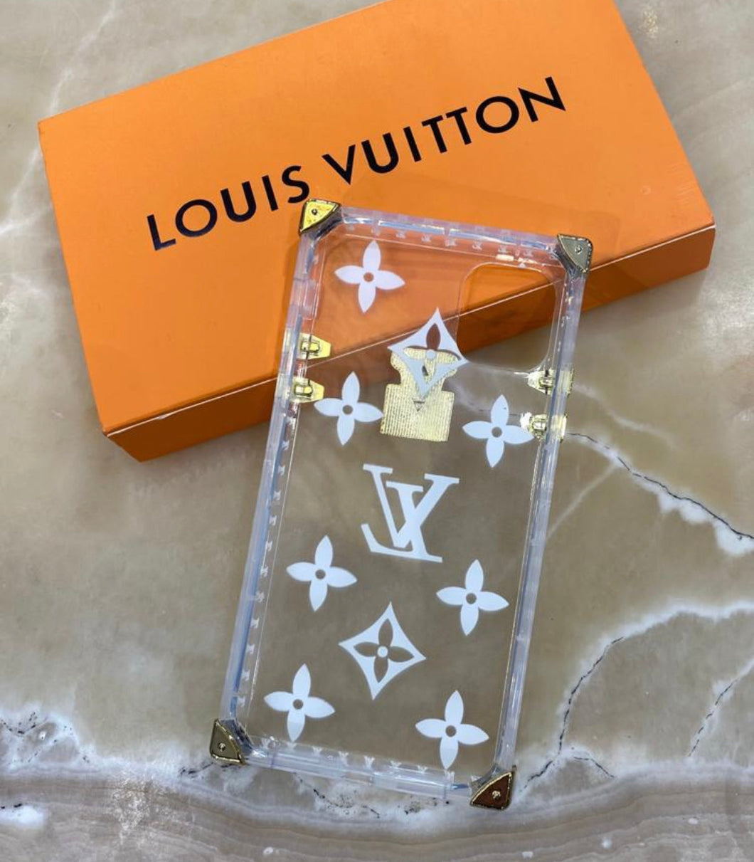 Coque transparente x Louis Vuitton