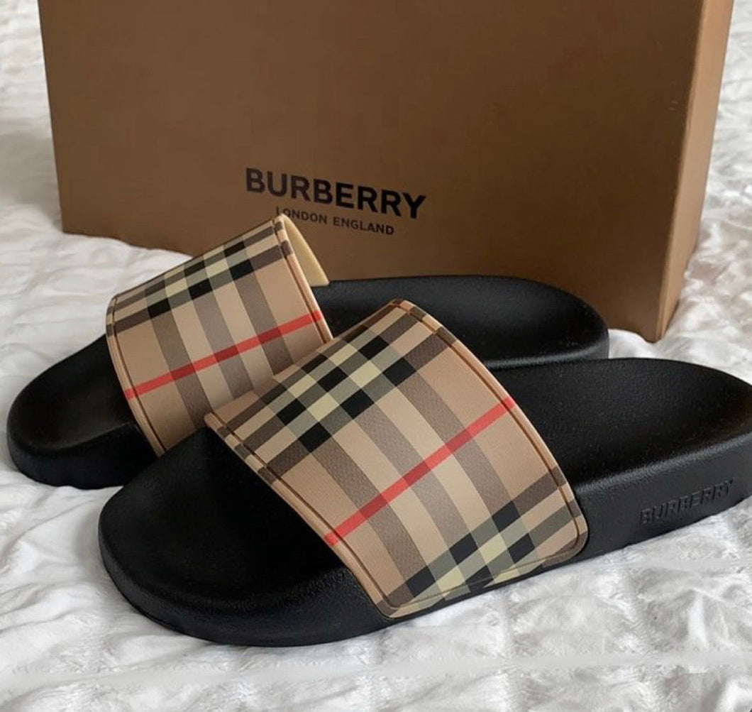 Burberry slides