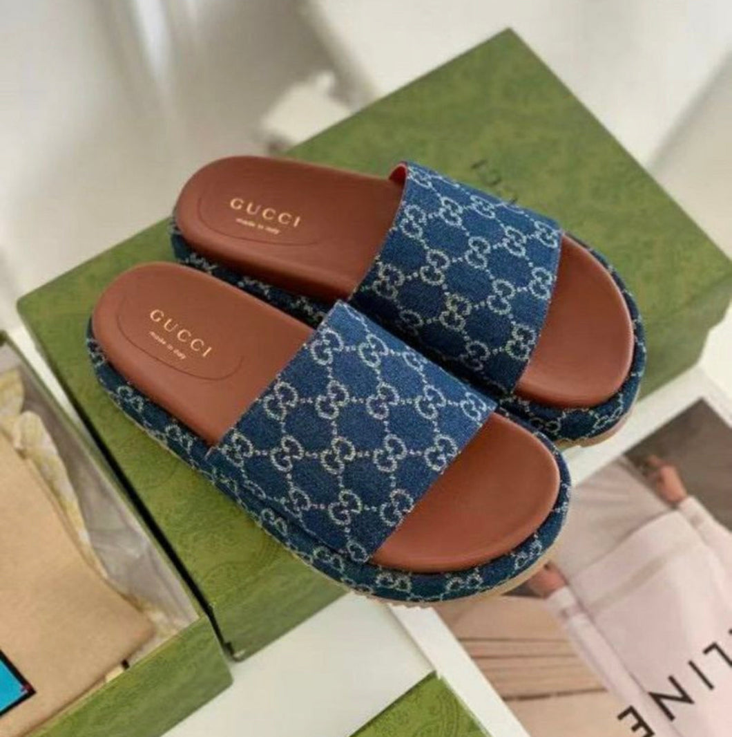 Gucci platform mules