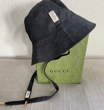 Load image into Gallery viewer, Reversible Gucci bucket hat
