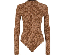 Load image into Gallery viewer, Fendi x SKIMS long-sleeved bodysuit
